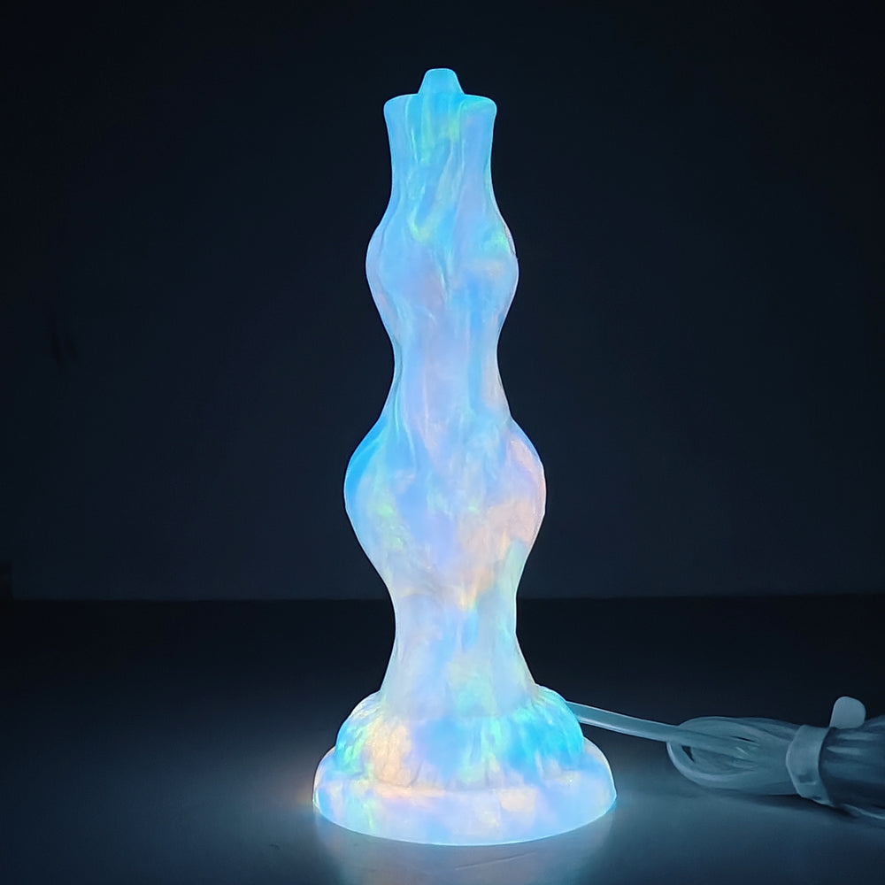 Luminous Dog Dildo Squirting Anal Sex Toy - Fantasy Monsterdildo Women Masturbator