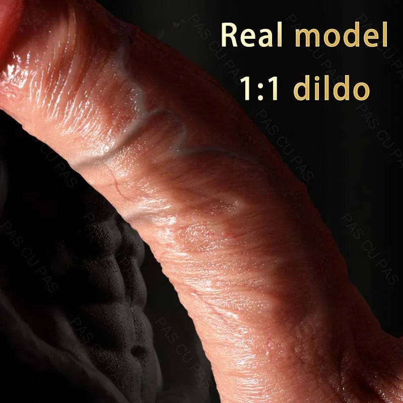 Gode vibrant télécommandé - Sangle sur gode réaliste Silicone jouets sexuels féminins