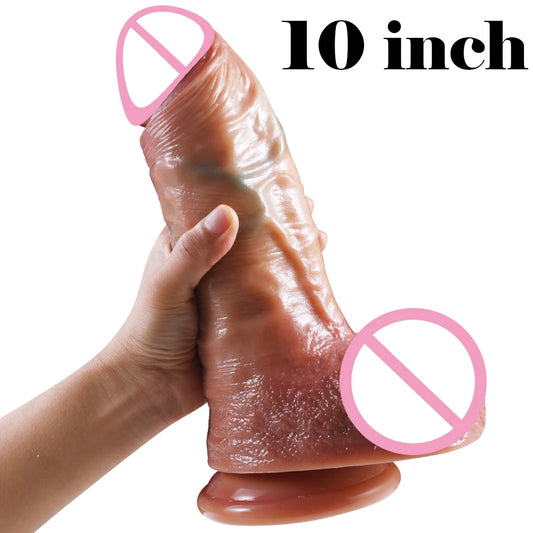 Huge Realistic Dildo Butt Plug - Big Girth Monster Dildos G Spot Prostate Anal Toy