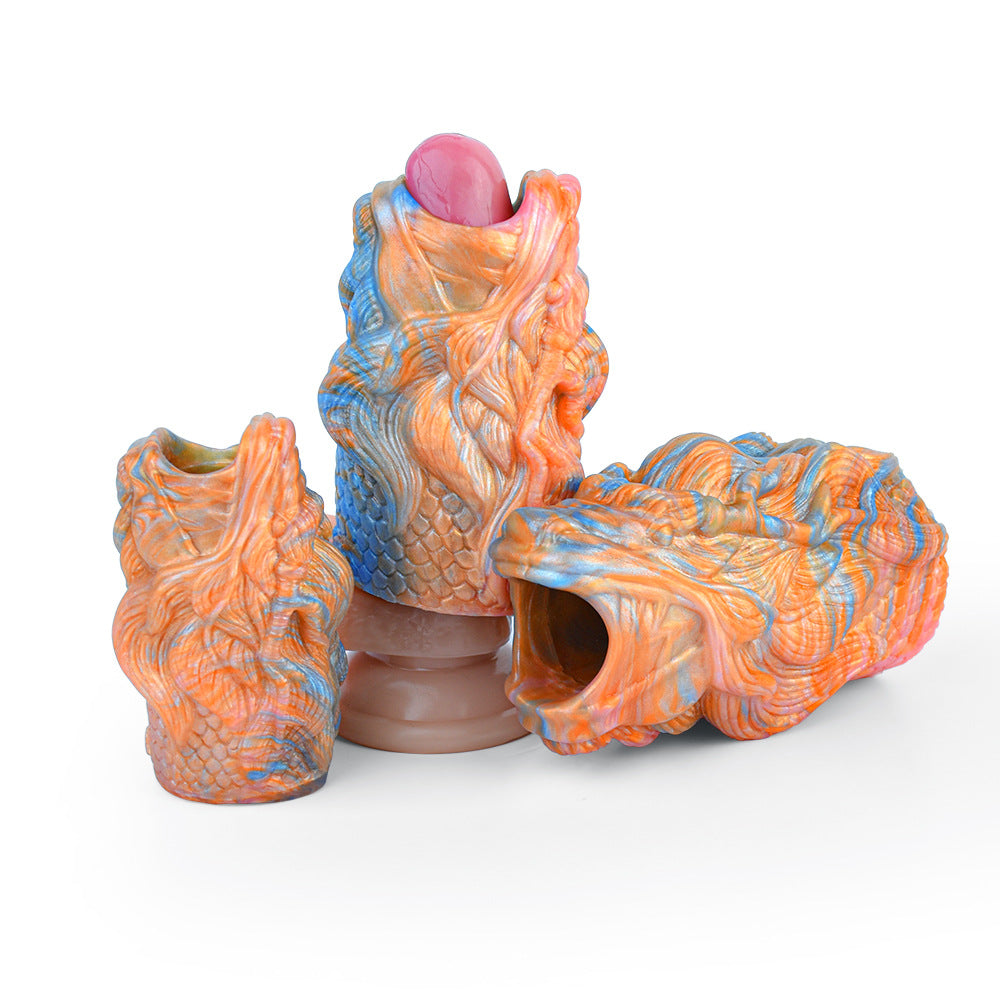 Monster Cock Sleeve Pocket Pussy - Agrandisseur de pénis retarde l'éjaculation Sex Toy pour hommes