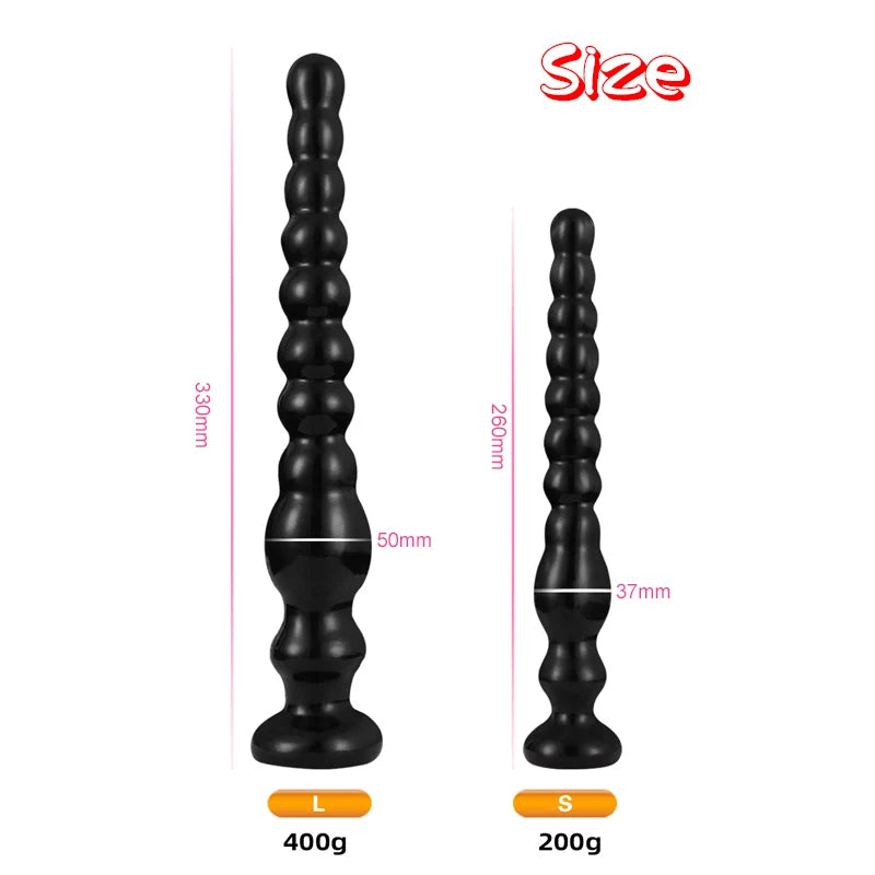 Lange Analkugeln, Butt Plug – Exotisches Umschnalldildo-Vagina-Anal-Sexspielzeug