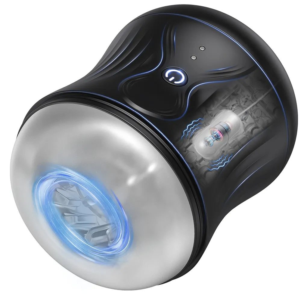 Masturbateur masculin vibrant de poche - Massage réaliste du pénis vaginal en silicone
