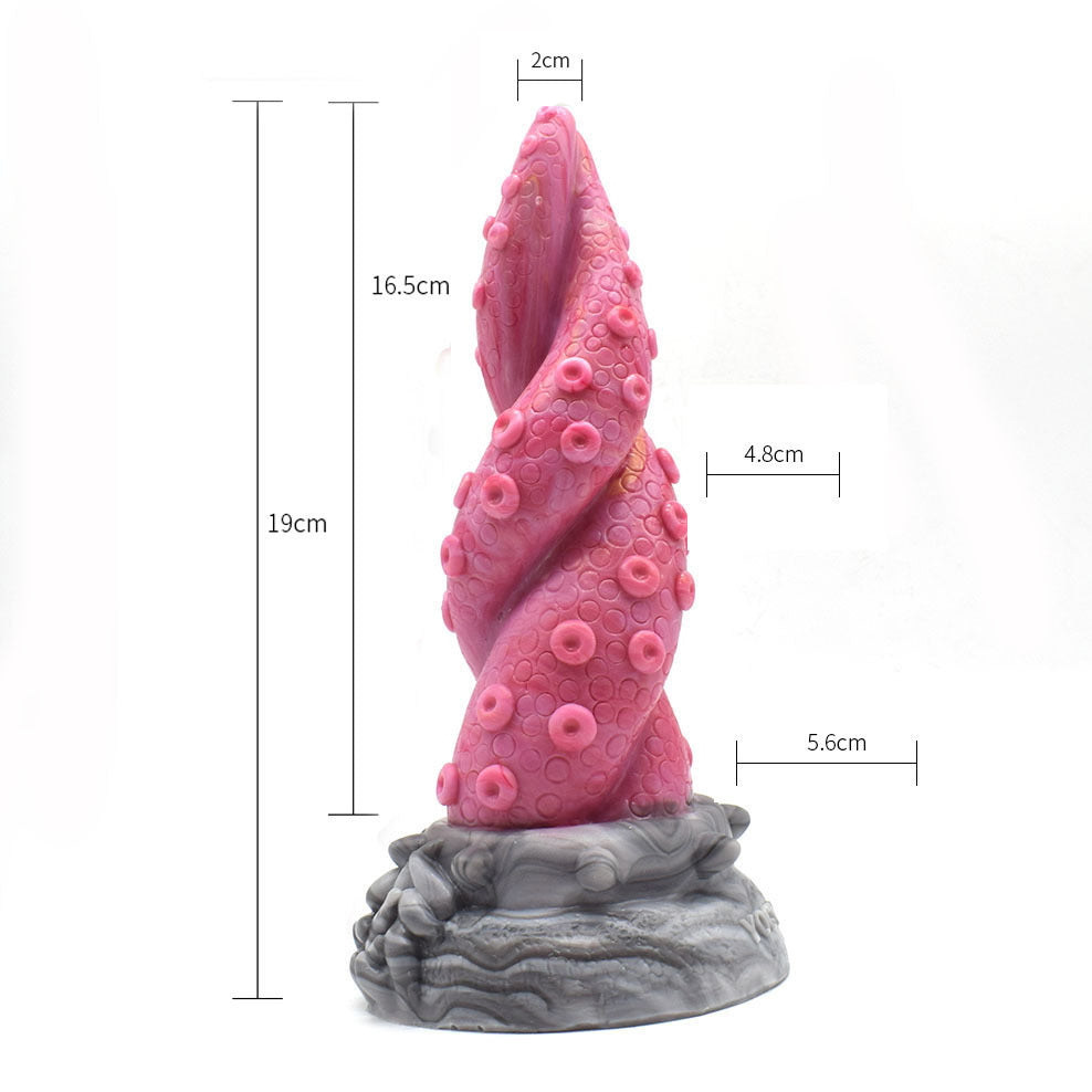 Fantasy Octopus Tentakel Dildo Vibrator - Monster vibrierender Analdildo Buttplug Sexspielzeug