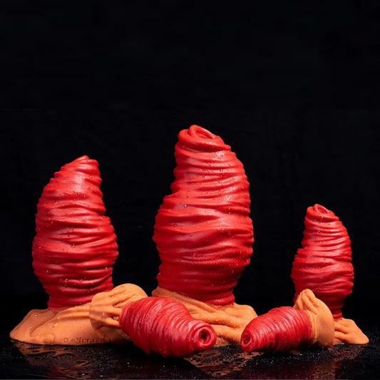 Big Anal Dildo Butt Plug - Fantasy Silicone Anal Dilator Vagina Prostate Massager