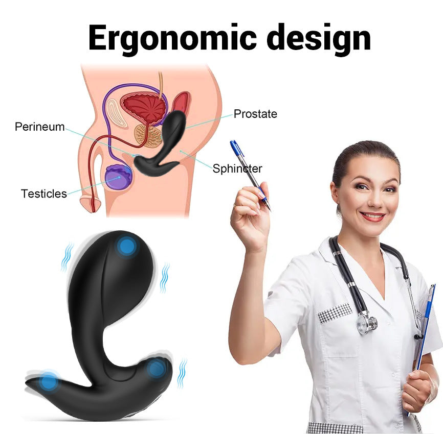 Plug Anal Gonflable Télécommandé - Gode Vibrant Butt Plug Masseur De Prostate