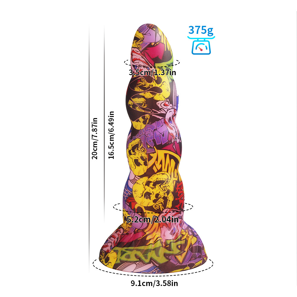 Godemiché Anal coloré camouflage, masseur de Prostate, grande ventouse, jouets sexuels en Silicone pour femmes