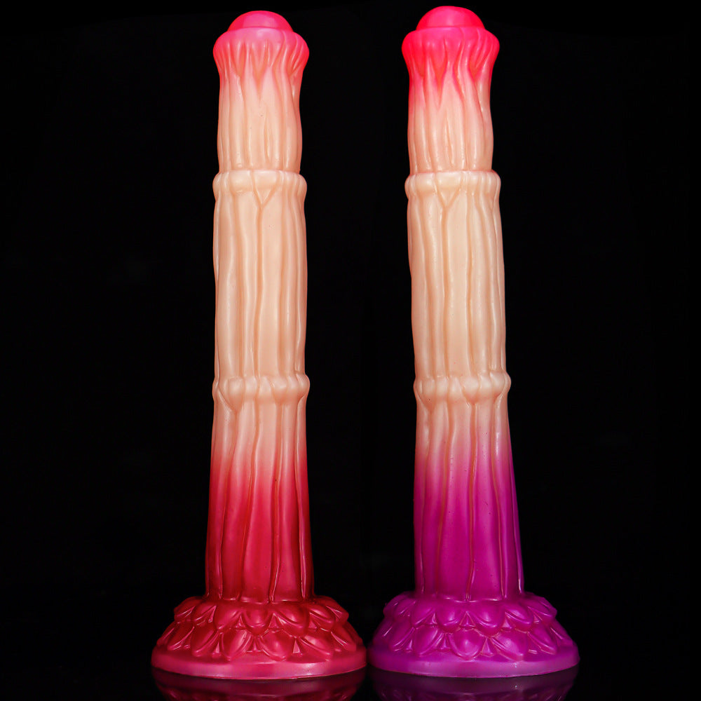 Fantasy Horse Monsterdildo Butt Plug - Silicone Bambou Joint Anal Gode Masseur De Prostate