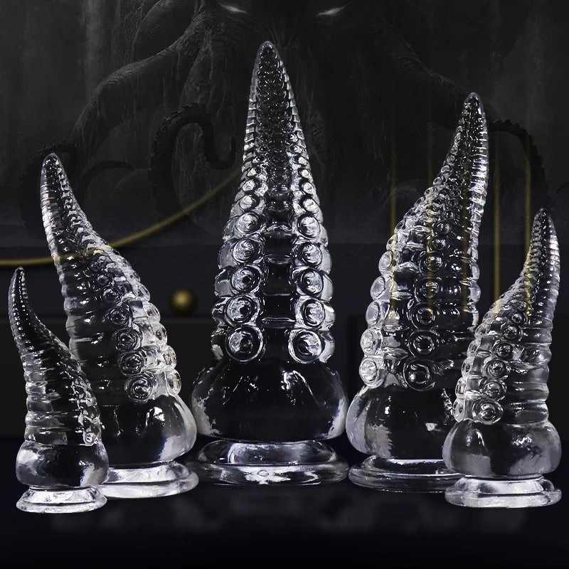 Monster Tentacle Dildos Butt Plug - Jelly Fantasy Anal Dildo Women Sex Toys