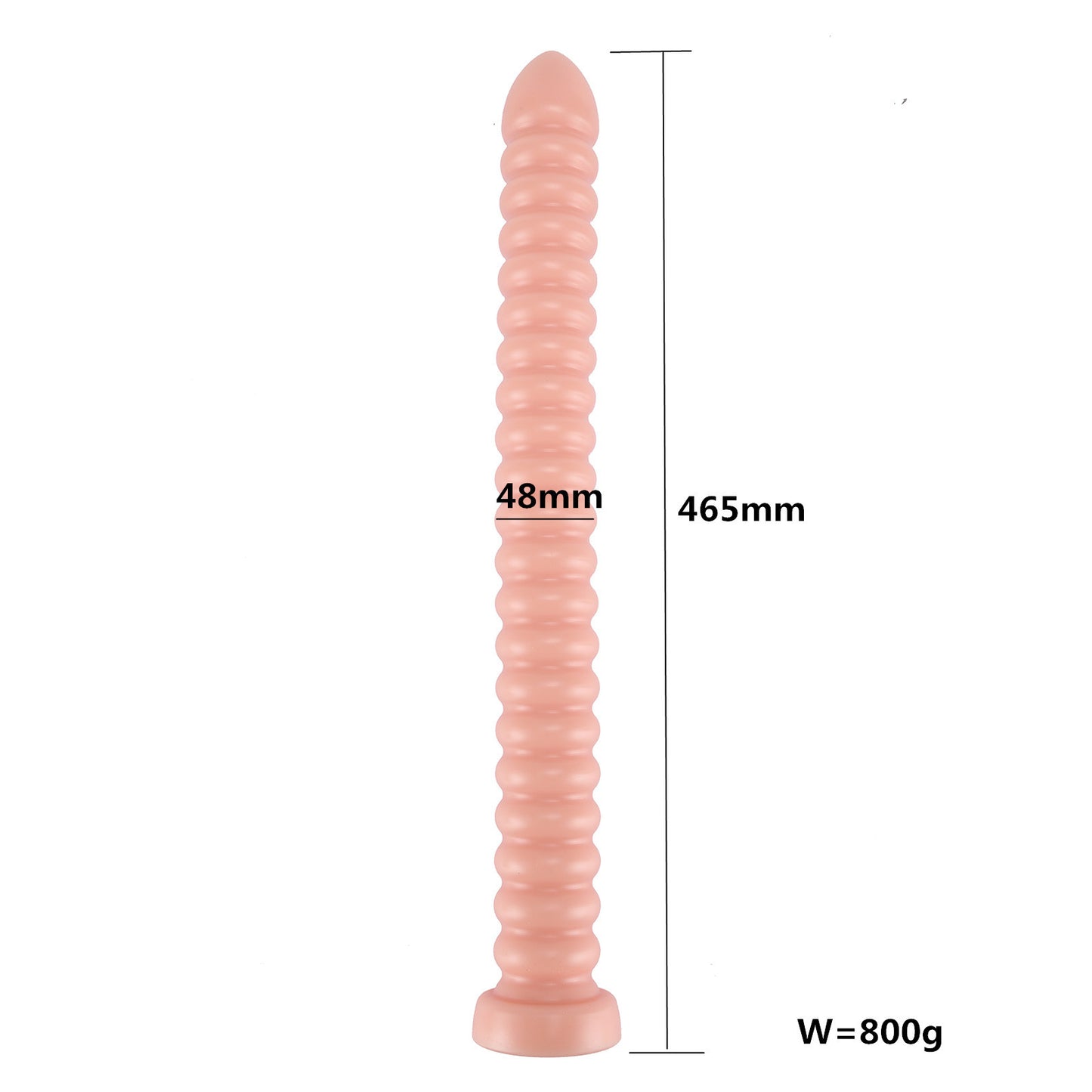 Analplug mit extra langem Schwanz – Spiralperlen-Analdildo, Vaginal-Prostata-Massagegerät
