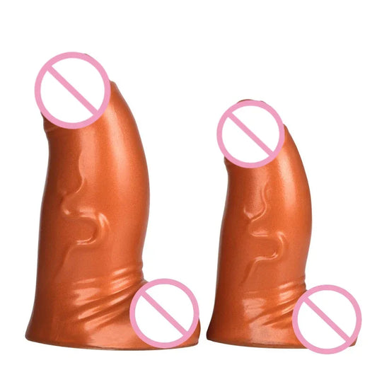 Big Girth Anal Dildo Butt Plug - Huge Silicone Realistic Dildos Male Female Sex Toys
