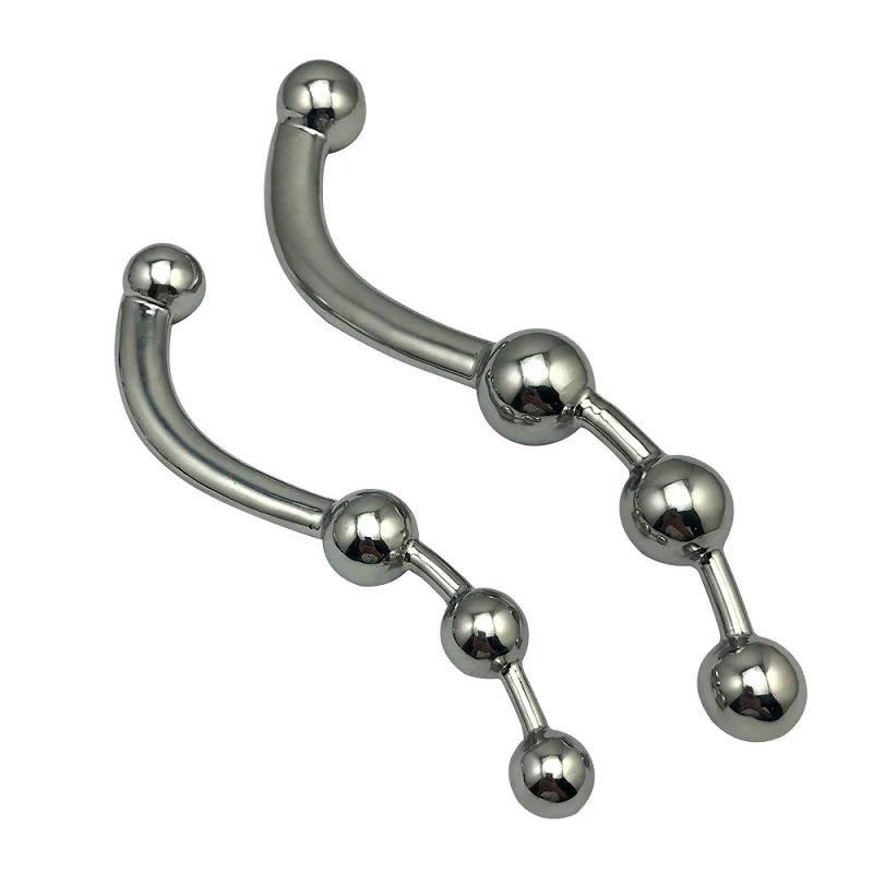 Godemichet Anal en métal, perles anales, grand gode, jouets sexuels pour hommes et femmes