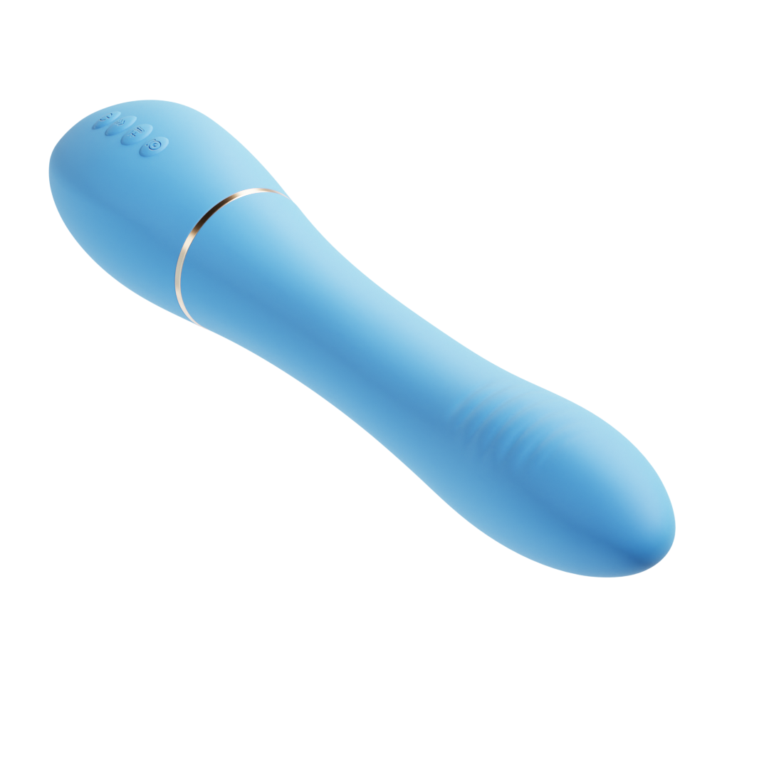Endoskop-Vibrator, Sexspielzeug für Frauen – App-gesteuerter 3-in-1-Stoßdildo mit Vibration, Fantasie