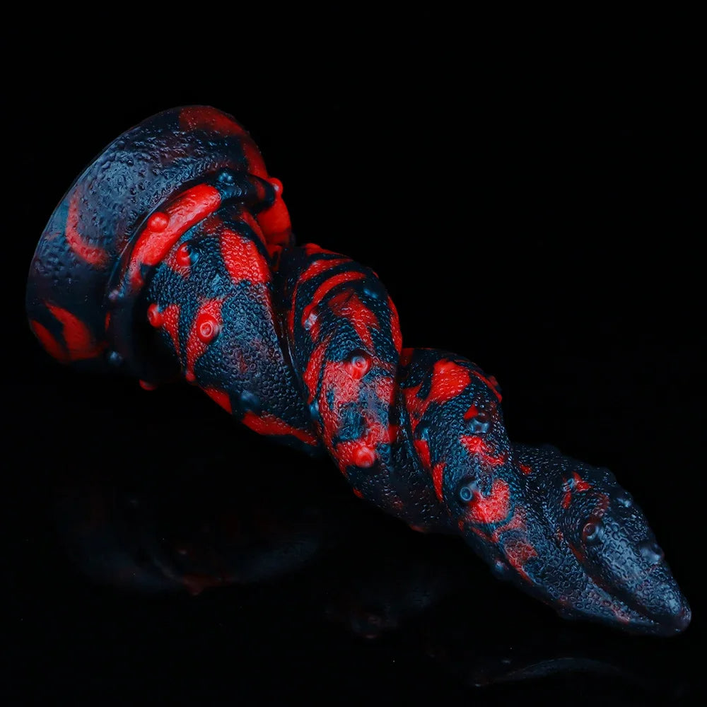 Monster Dildo Butt Plug - Exotic Dragon Tentacle Dildos Big Threads Anal Sex Toys
