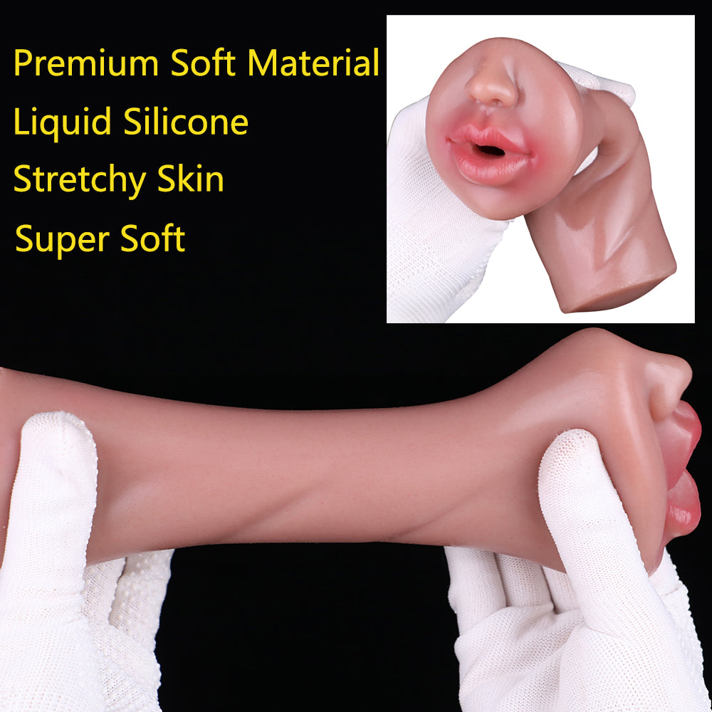 Realistische Oral Pocket Pussy Männer Masturbation Cup - Lebensechter Mund Penis Masturbator