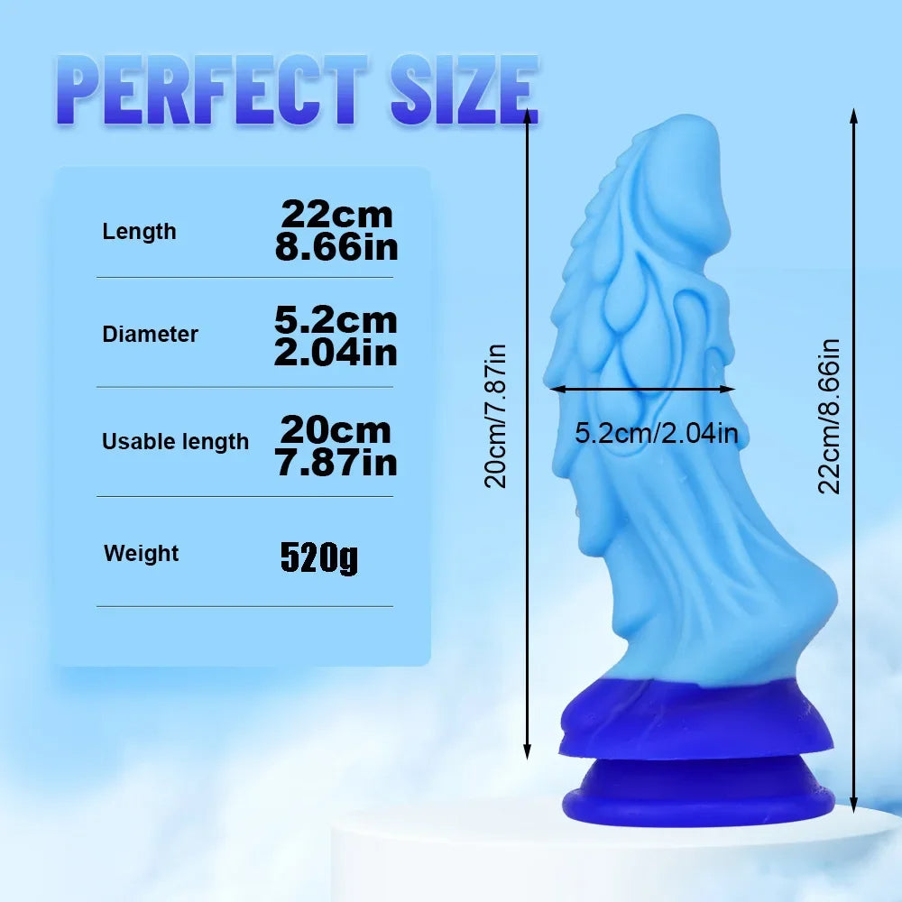 Exotische Monster-Drachen-Dildos – Silikon-Fantasie-Dildos, Buttplug, Sexspielzeug für Männer und Frauen
