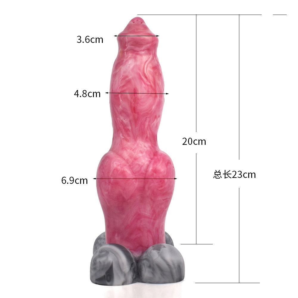 Plug anal gode chien squirting - Monsterdildo stimulateur anal vaginal jouet sexuel en silicone pour femme
