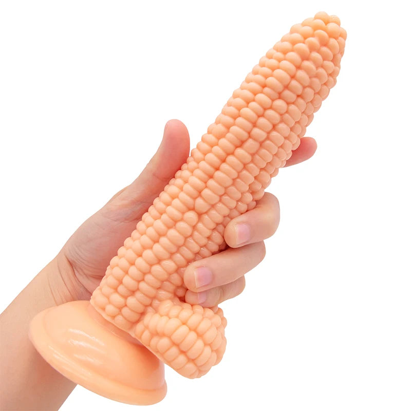 Fantasy Anal Dildo Butt Plug - Exotic Realistic Corn Dildo Silicone Anal Sex Toys