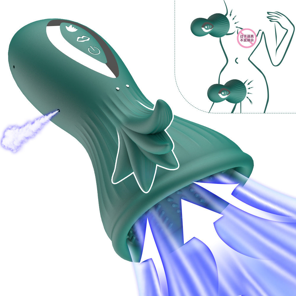 Tongue Licking Clit Vibrator - Oral Suction Cup Nipple Clitoral Stimul Domlust Tongue Licking Clit Vibrator - Oral Suction Cup Nipple Clitoral Stimul Domlust