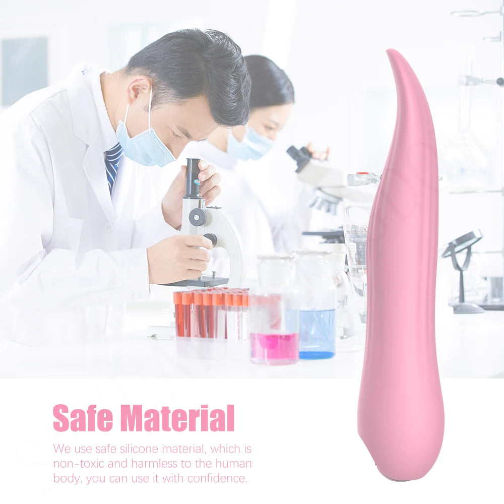 Zungenleckender Klitorisvibrator – Riesige 10 kraftvoll vibrierende Klitoris-Nippelklemmen