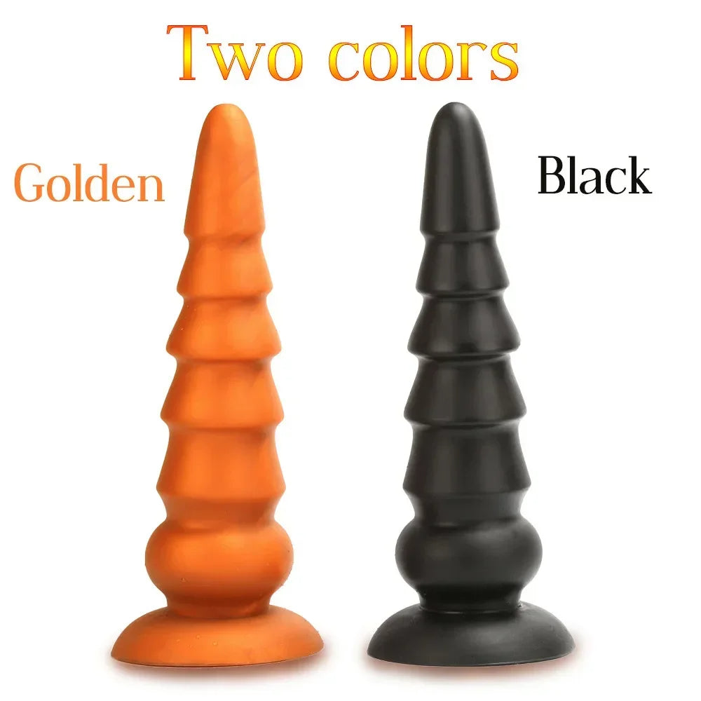Analdildo aus Silikon – Exotischer konischer Analdilatator, G-Punkt-Prostatamassagegerät
