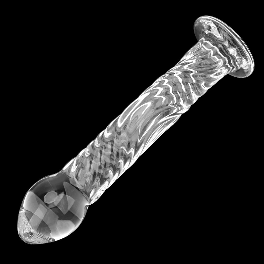 Glasdildo-Buttplug – Kristall-Analdildo, Prostata-Massagegerät, Sexspielzeug