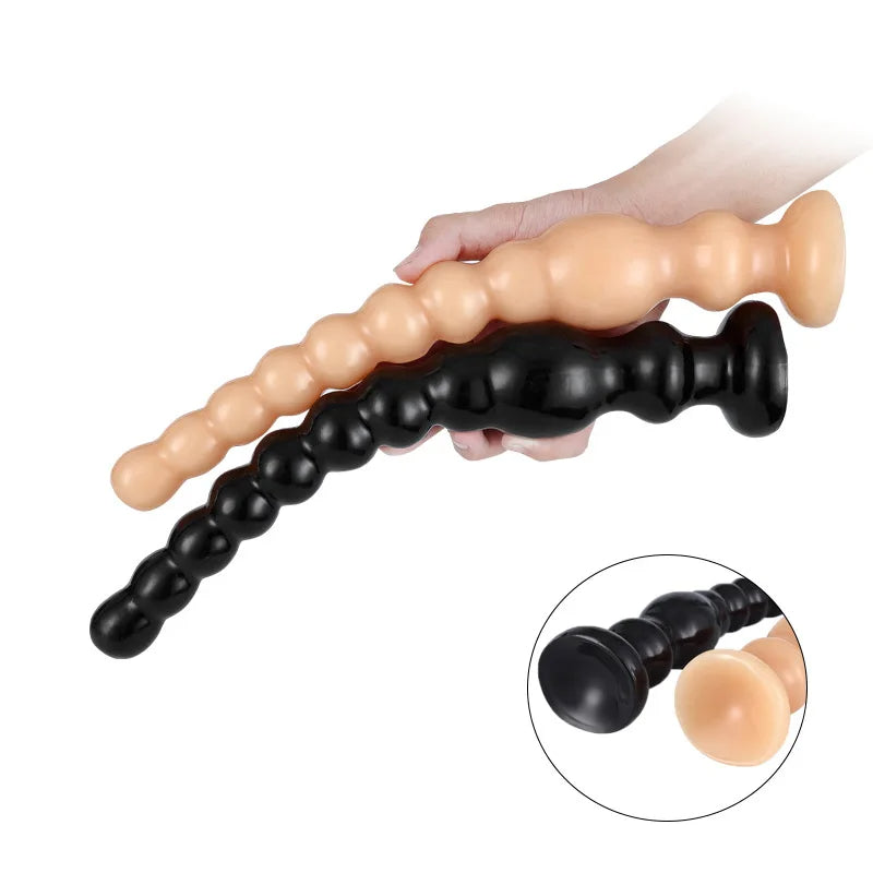 Lange Analkugeln, Butt Plug – Exotisches Umschnalldildo-Vagina-Anal-Sexspielzeug