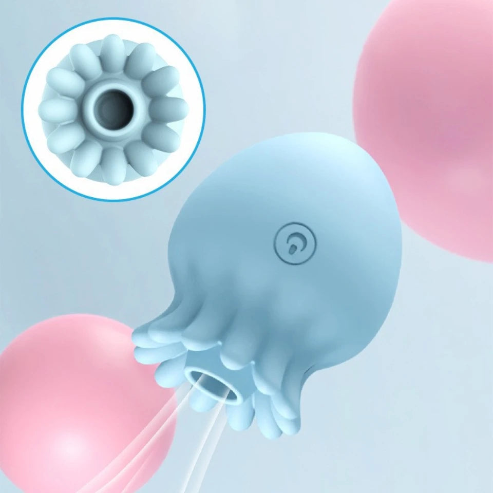 Stimulateur de succion de clitoris de méduse, vibrateur clitoridien de mamelon, jouets sexuels féminins
