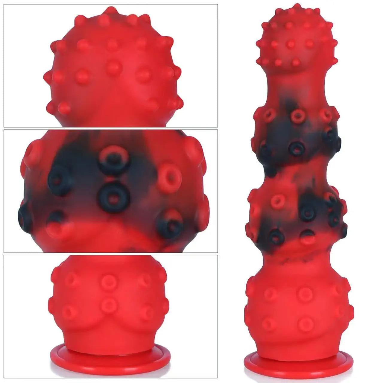 Großer riesiger Analperlen-Buttplug – 33 cm großer geknoteter Dildo, Analdilatator, Sexspielzeug für Männer und Frauen