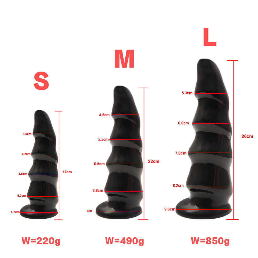 Gode anal ondulé exotique Butt Plug - Godes à ventouse Dilatateur anal vaginal Sex Toys Shop