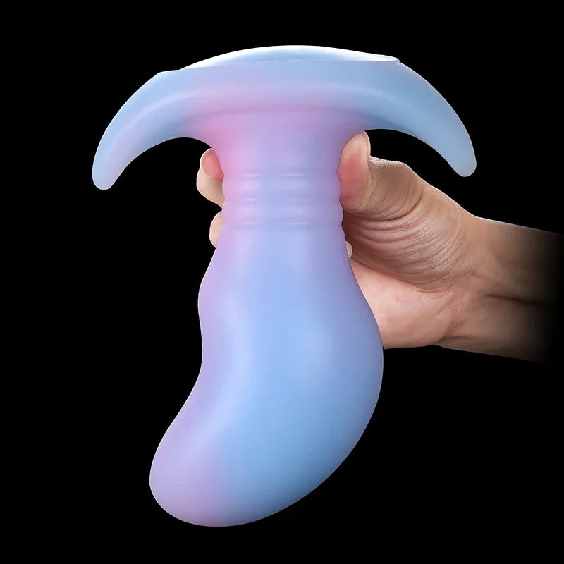 Plug anal lumineux en silicone – Gode anal doux et coloré, jouets sexuels pour femmes et hommes