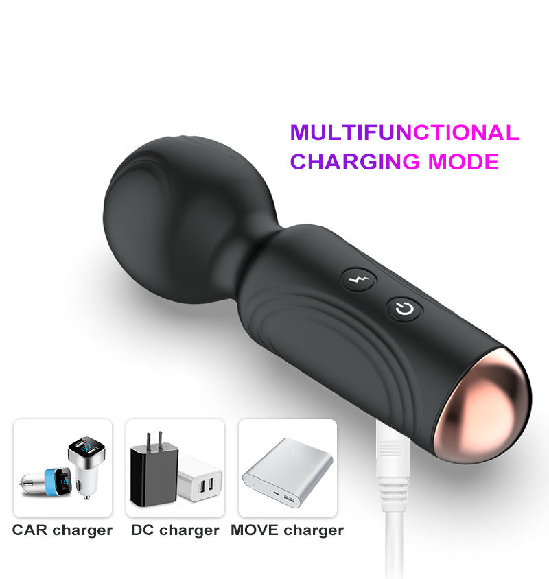 Vibromasseur clitoridien Magic Wand - Stimulateur de clitoris de mamelon portatif Jouets sexuels féminins