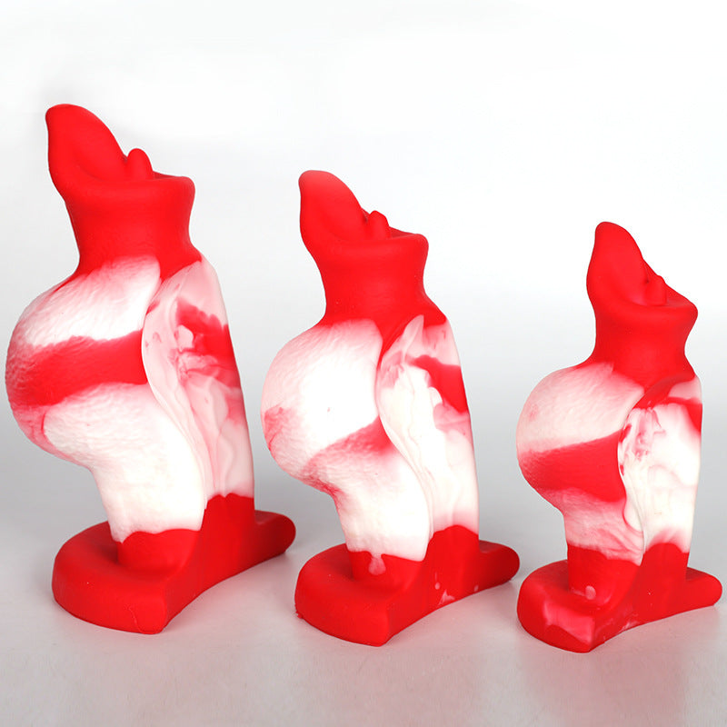 Tibetischer Mastiff Fantasy Dildos Butt Plug - Tierischer Hundedildo mit strukturiertem Vaginal- und Analsexspielzeug