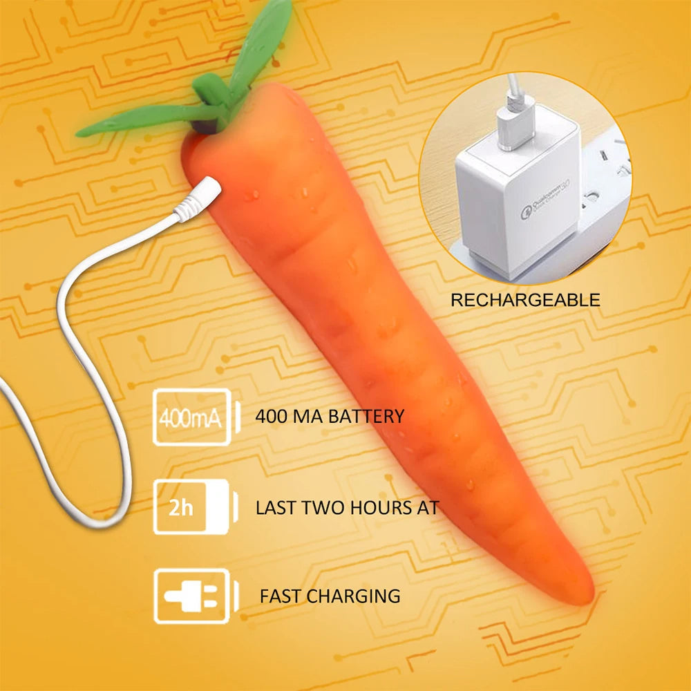 Vibromasseur Carrot G Spot - Stimulateur de clitoris et de mamelon Jouets sexuels féminins
