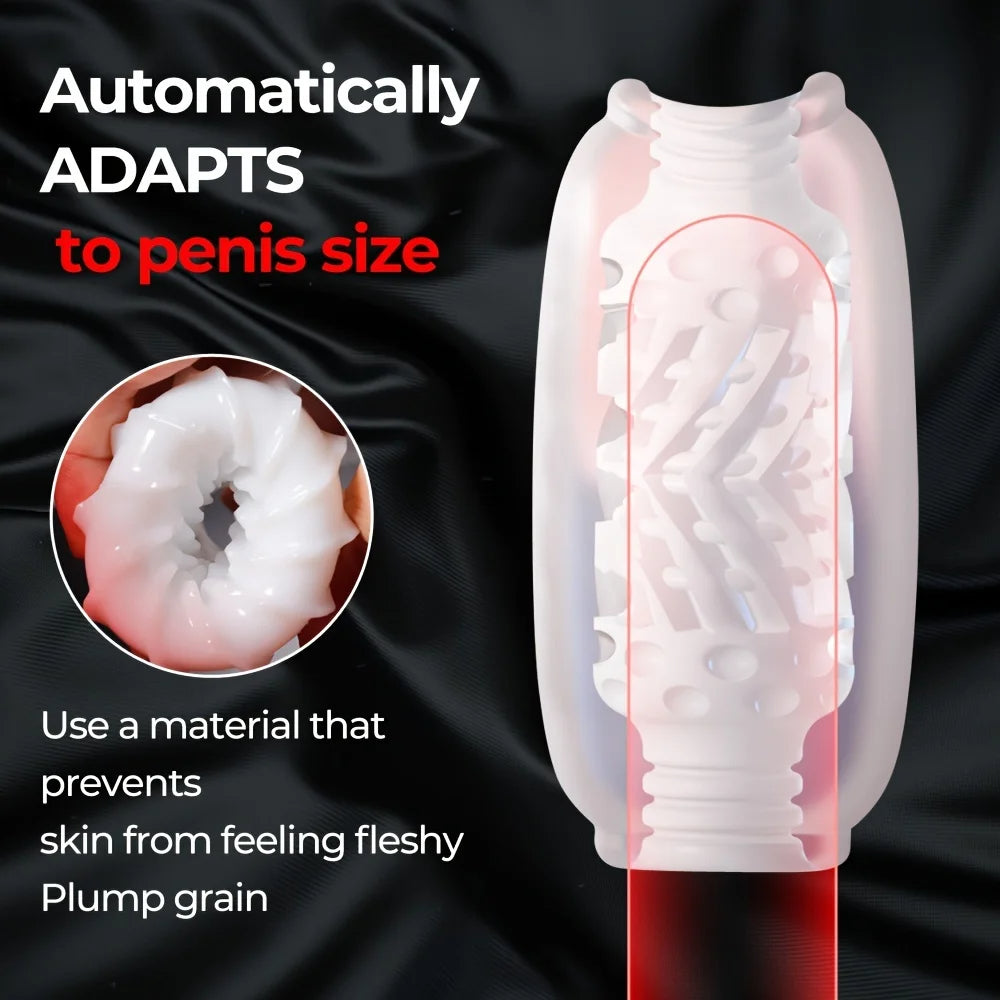Jelly Pocket Pussy Masturbateur masculin - Serrant le manchon de pénis Massage Sex Toys pour hommes