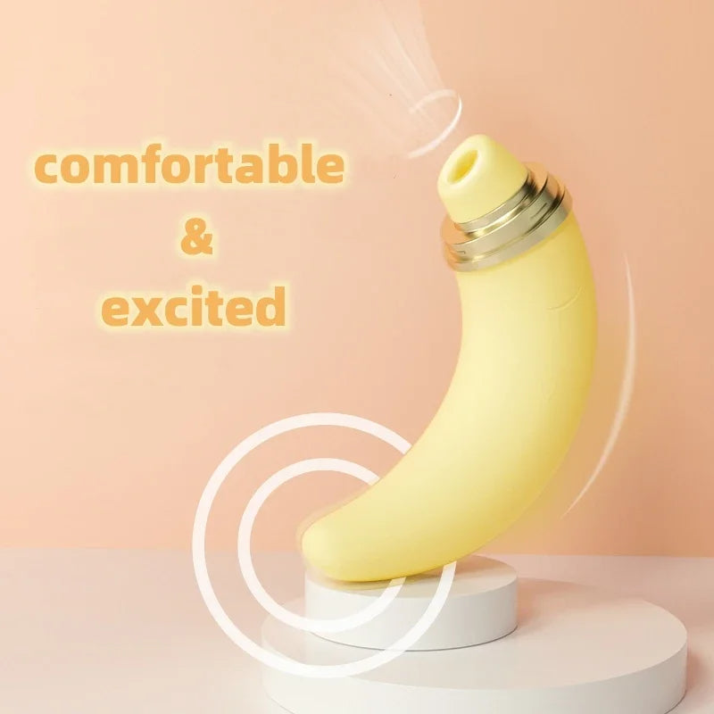 Moon Clit Stimulator G Spot Vibrator - Clitoral Sucking Vibrating Anal Dildo Female Sex Toy