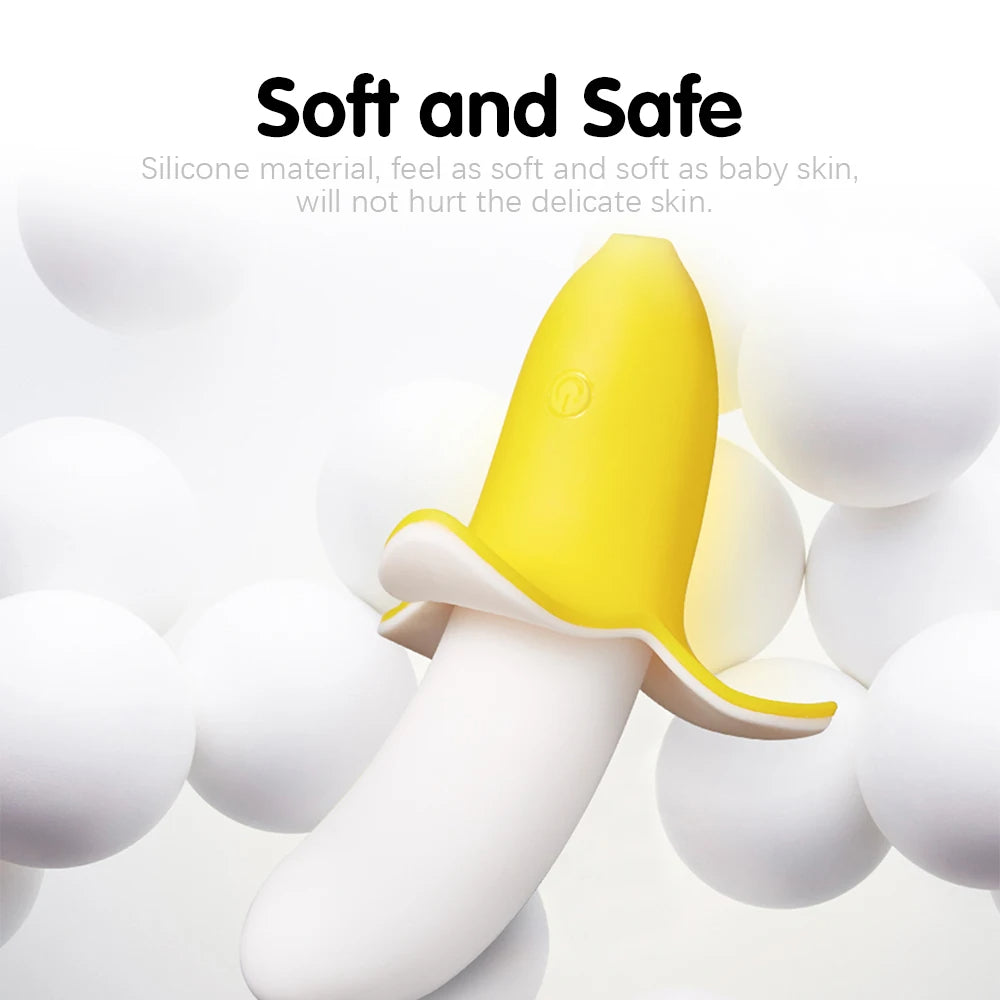 Pince à clitoris banane, vibromasseur pour la langue, massage des tétons, point G, gode vibrant, cadeaux pour femmes