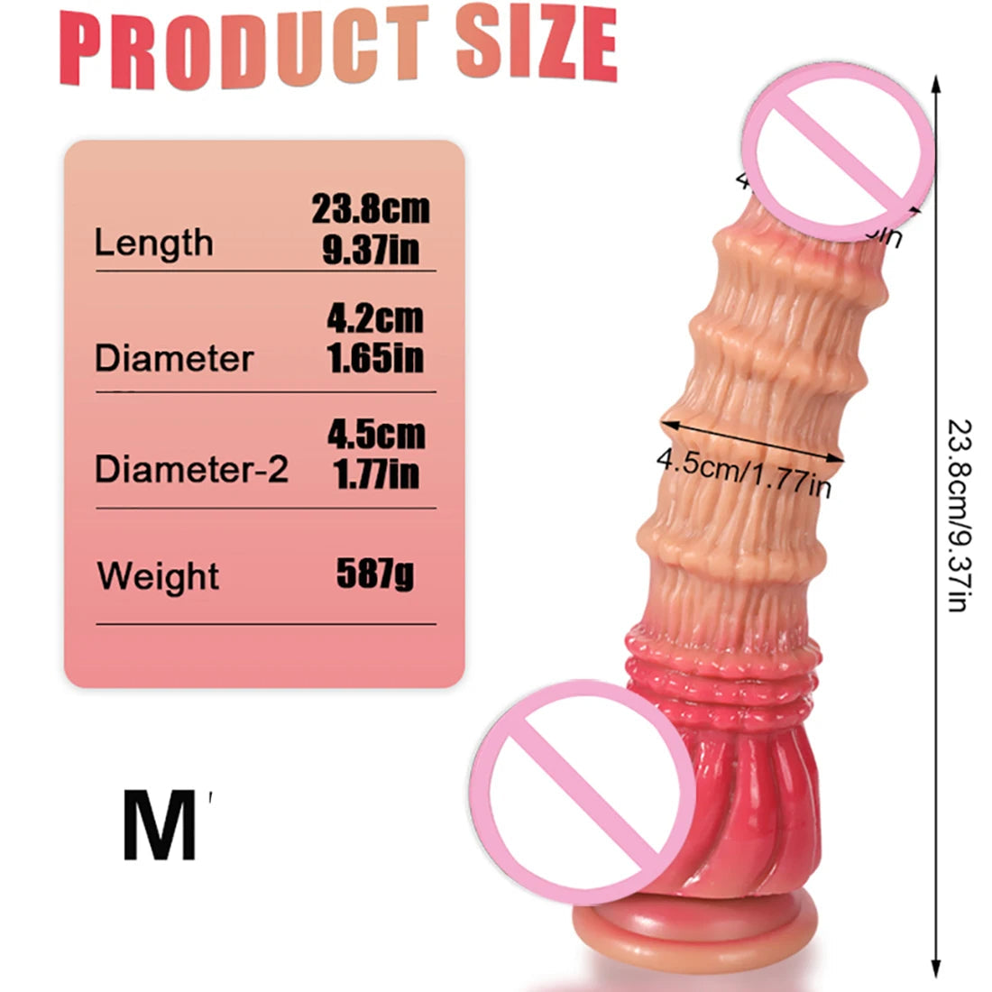 Jouets sexuels de dilatateur de gode anal exotique - Godes en silicone à gros fils Massage de la prostate Traite