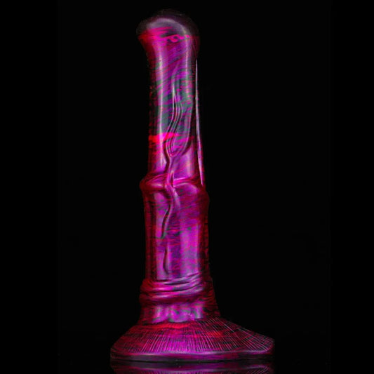 Riesiger Pferdedildo-Buttplug – Monster-Tier-Dildos, großer Saugnapf, Silikon-Analspielzeug