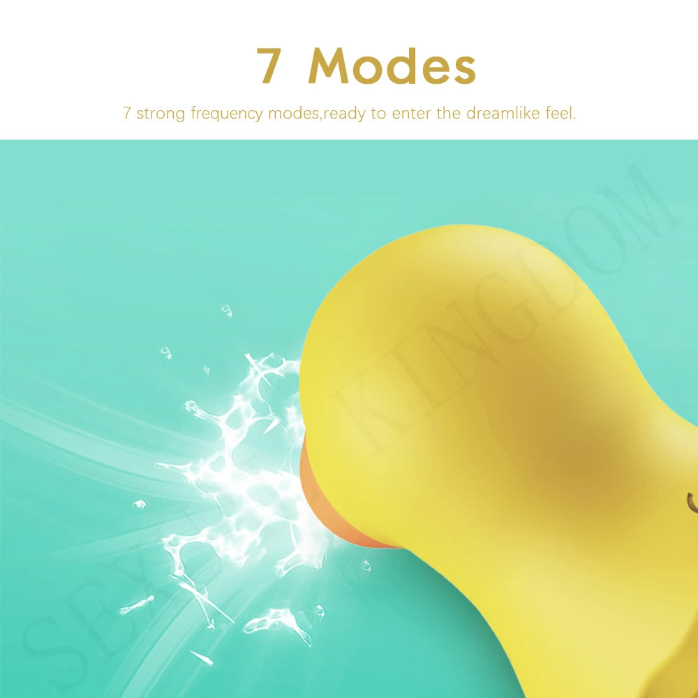 Clitoral Sucking Female Sex Toys - Portable Yellow Duck Clit Orgasm Sucker