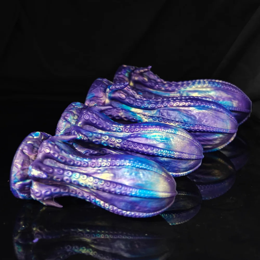 Fantasy Monster Gode Butt Plug - Godes anaux en silicone étoilé exotique Masseur de prostate vaginale