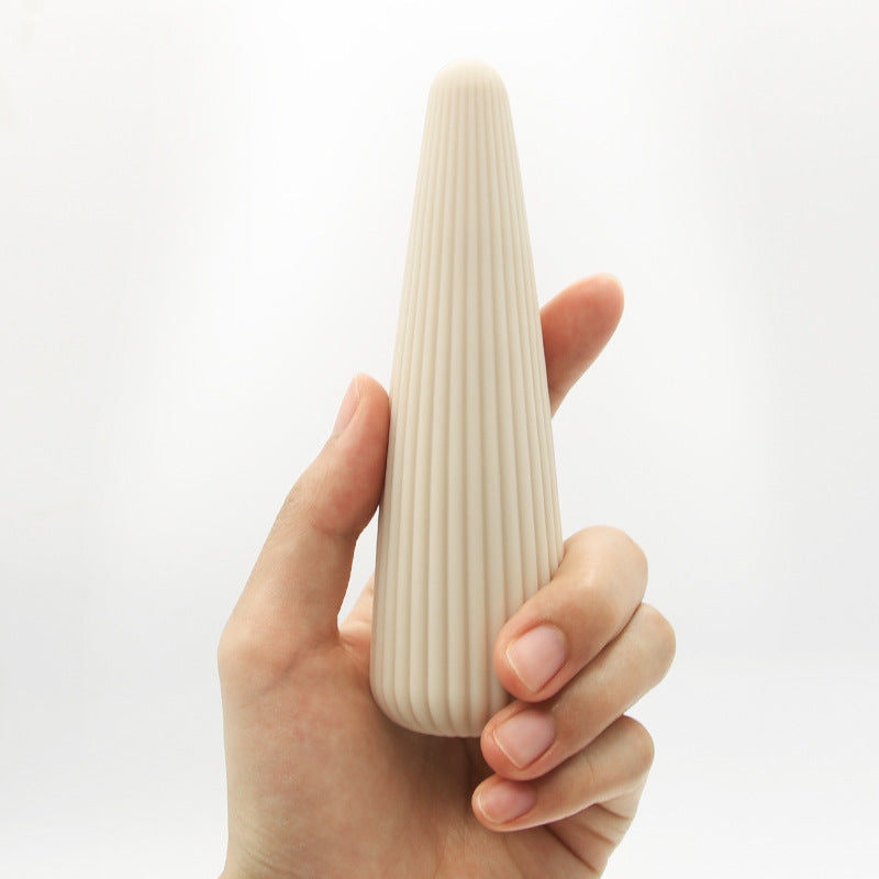 Silicone Vibrating Dildo Butt Plug - Ice Cream Anal Dildo Vibrator Sex Toys for Women Men