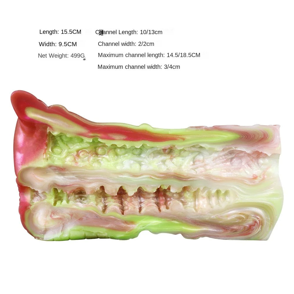 Monster Vagin Pocket Pussy Masturbation Cup - Silicone Exotique Pénis Entraîneur Mâle Sex Toy