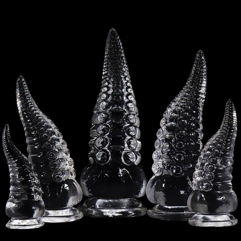 Monster Tentacle Dildos Butt Plug - Jelly Fantasy Anal Dildo Women Sex Toys