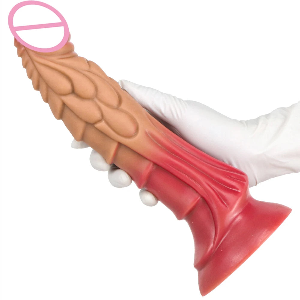 Fantasy Monster Dildo Butt Plug - Realistische Drachententakeldildos Analsexspielzeug