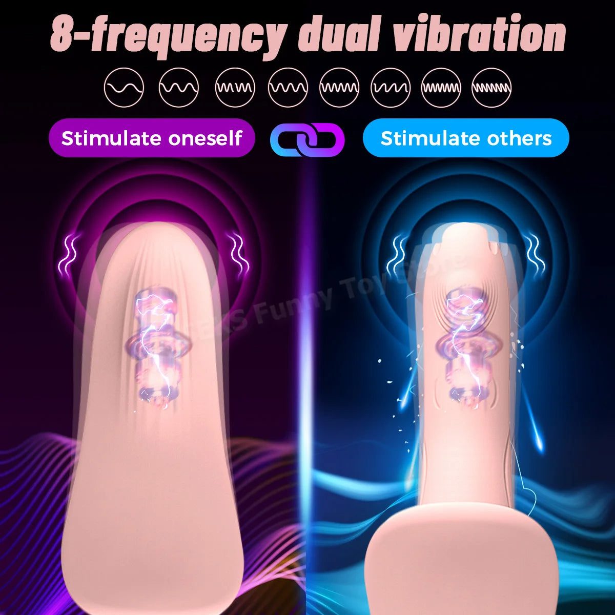 Gode vibrant lesbien Strapon - Gode anal rose double extrémité Vibromasseur point G Stimulateur de clitoris