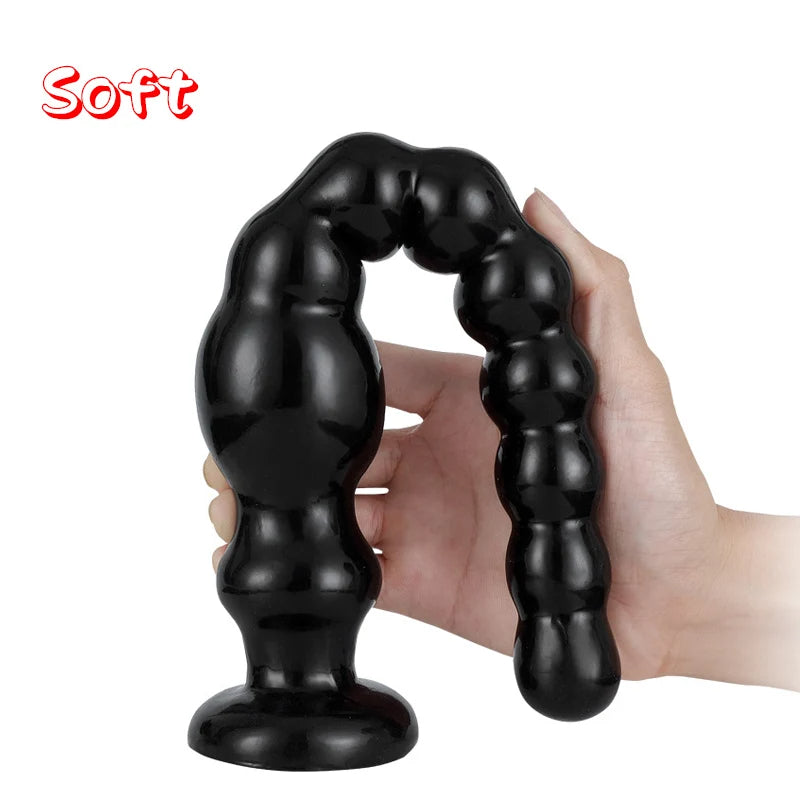 Lange Analkugeln, Butt Plug – Exotisches Umschnalldildo-Vagina-Anal-Sexspielzeug