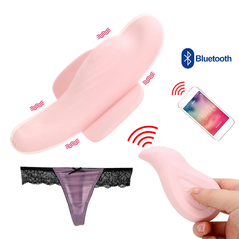 APP Controlled Vibrating Panties - Extra Remoter Bluetooth Vibrator Clit Stimulator