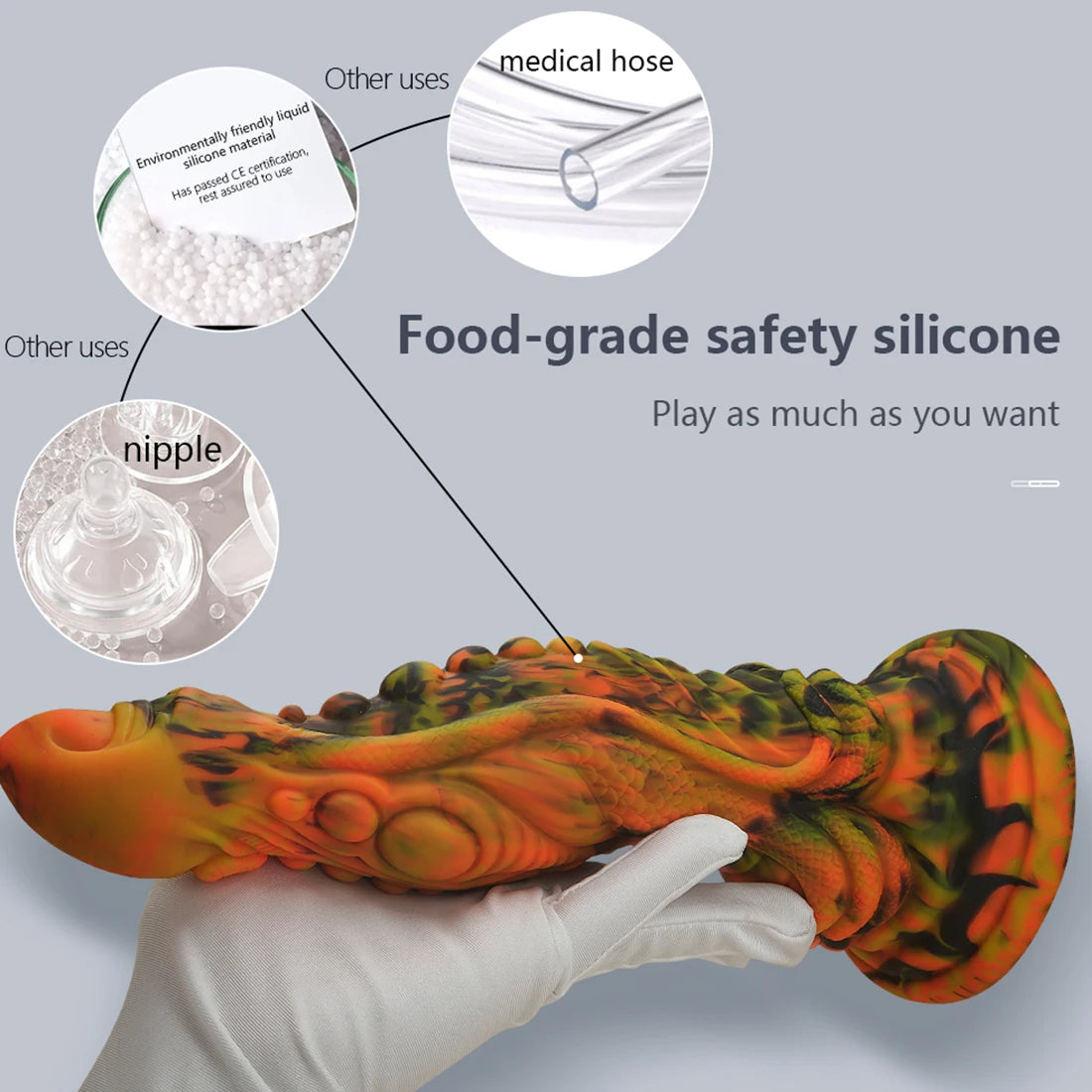 Gode animal réaliste - Godes anaux en silicone exotiques Dilatateur Butt Plug Sex Toys