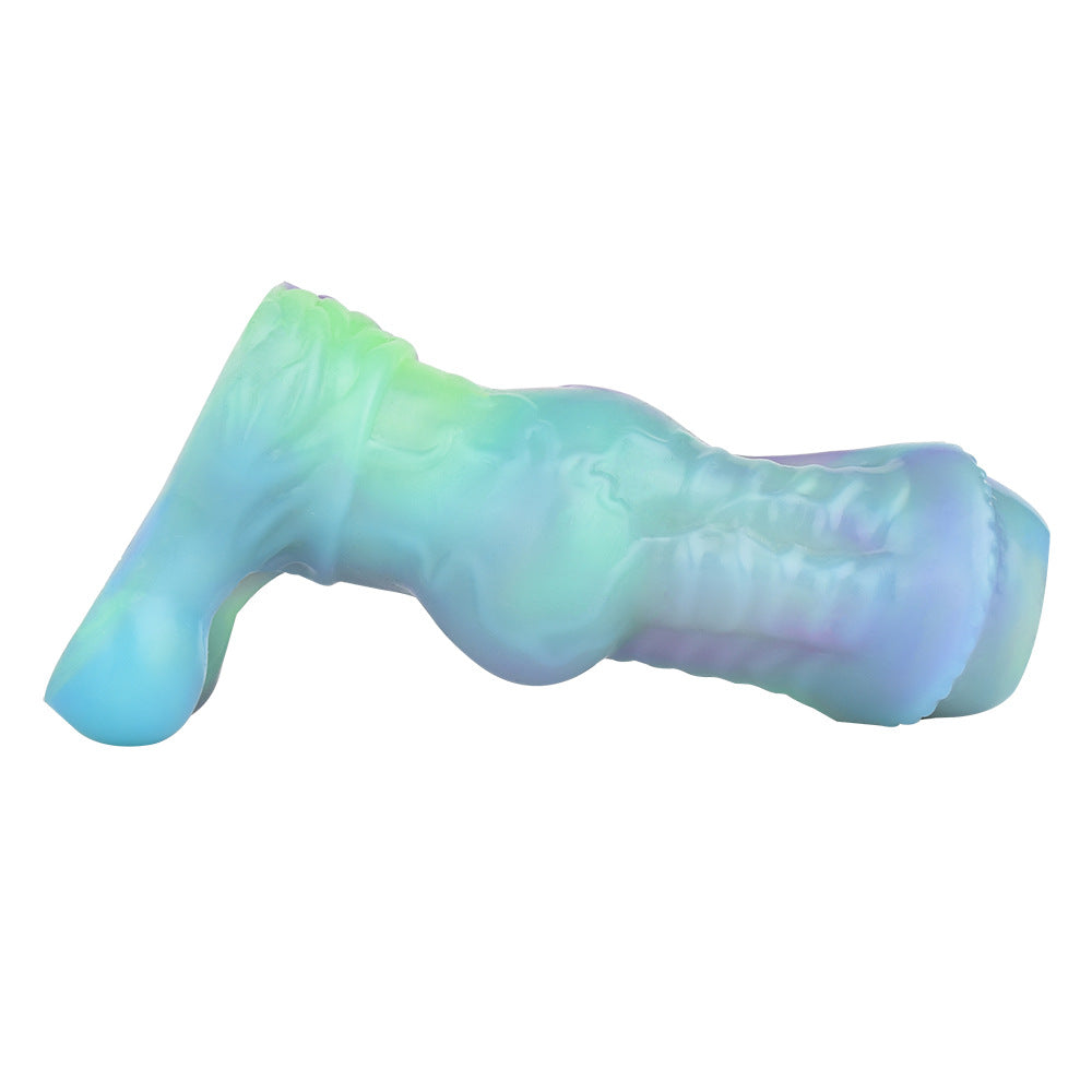 Manchon lumineux Monsterdildo - Anneau de pénis en silicone, extension de préservatif, jouet sexuel pour hommes