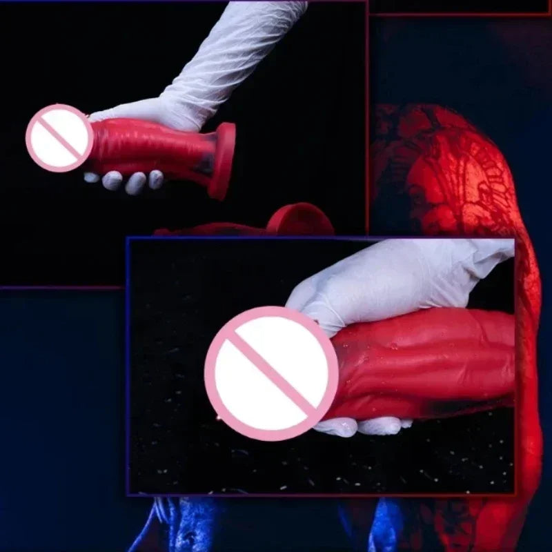 Exotique Monsterdildo Butt Plug - Gros Silicone Fantasy Anal Gode Sex Toys pour Hommes Femmes